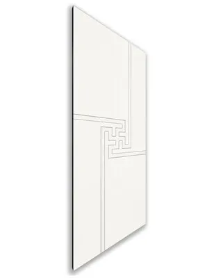 Holzschiebetür Nur Türblatt - Weiss Model 2071