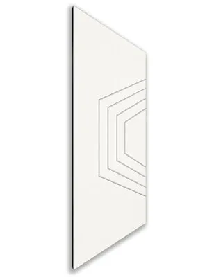 Holzschiebetür Nur Türblatt - Weiss Model 2072