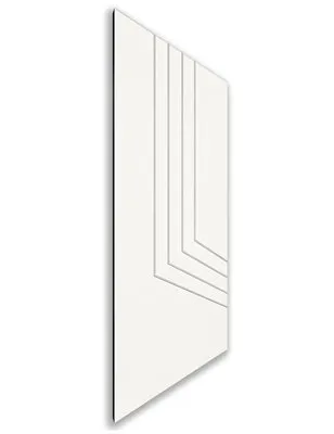 Holzschiebetür Nur Türblatt - Weiss Model 2073