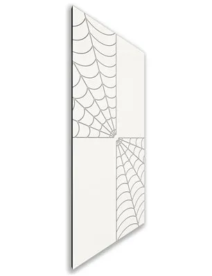 Holzschiebetür Nur Türblatt - Weiss Model 2076