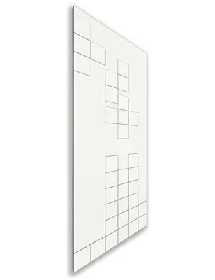 Holzschiebetür Nur Türblatt - Weiss Model 2081