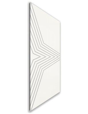 Holzschiebetür Nur Türblatt - Weiss  Model 2083