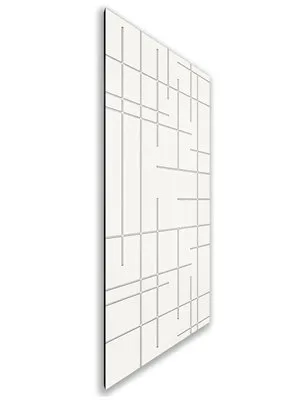 Holzschiebetür Nur Türblatt - Weiss Model 2087