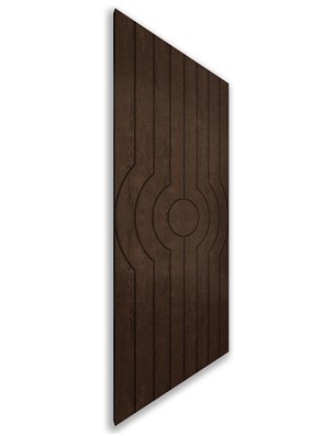 Holzschiebetür Nur Türblatt - Wenge  Model 2055