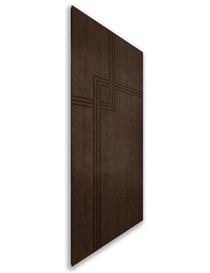 Holzschiebetür Nur Türblatt - Wenge  Model 2059