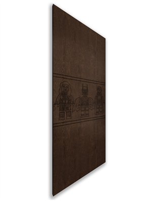 Holzschiebetür Nur Türblatt - Wenge  Model 2063