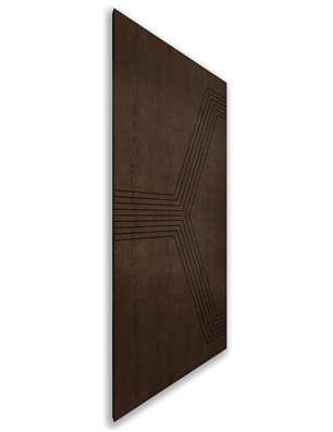 Holzschiebetür Nur Türblatt - Wenge  Model 2079