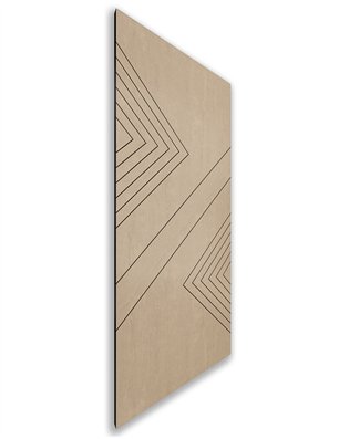 Holzschiebetür Nur Türblatt - Eiche  Model 2010