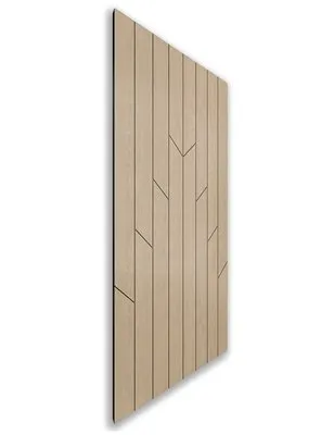 Holzschiebetür Nur Türblatt - Eiche Model 2039