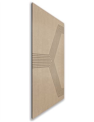 Holzschiebetür Nur Türblatt - Eiche  Model 2079
