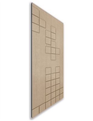Holzschiebetür Nur Türblatt - Eiche  Model 2081
