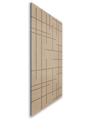 Holzschiebetür Nur Türblatt - Eiche  Model 2087