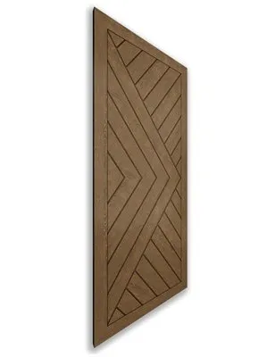 Holzschiebetür Nur Türblatt - Nussbaum Model 2009