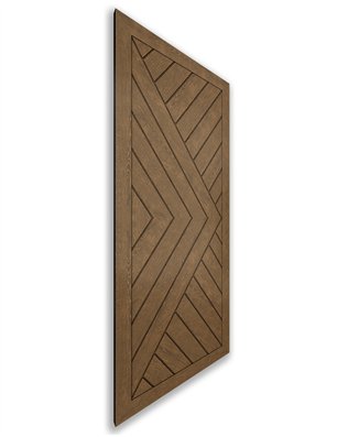 Holzschiebetür Nur Türblatt - Nussbaum  Model 2009