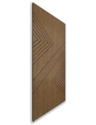 Holzschiebetür Nur Türblatt - Nussbaum Model 2010