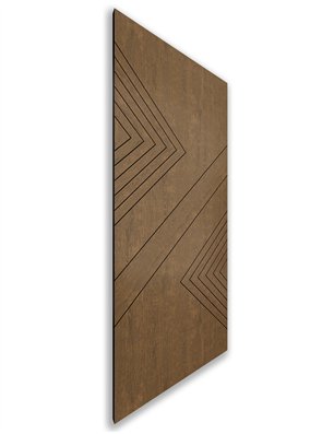 Holzschiebetür Nur Türblatt - Nussbaum  Model 2010