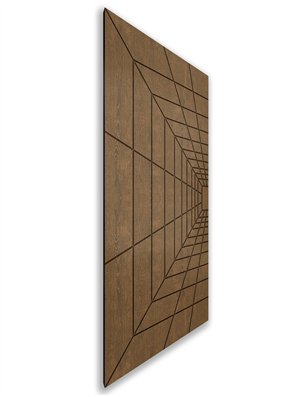 Holzschiebetür Nur Türblatt - Nussbaum  Model 2034