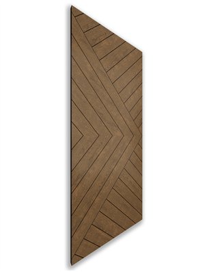 Holzschiebetür Nur Türblatt - Nussbaum  Model 2037