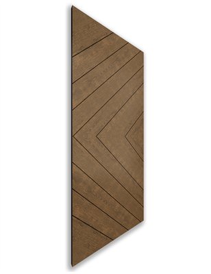 Holzschiebetür Nur Türblatt - Nussbaum  Model 2038
