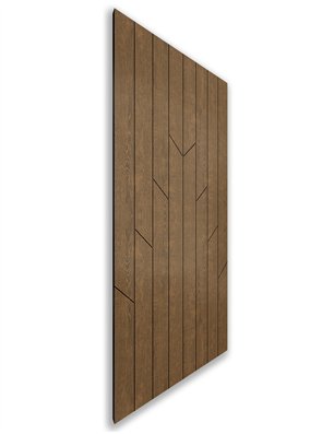 Holzschiebetür Nur Türblatt - Nussbaum  Model 2039