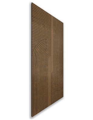 Holzschiebetür Nur Türblatt - Nussbaum  Model 2040