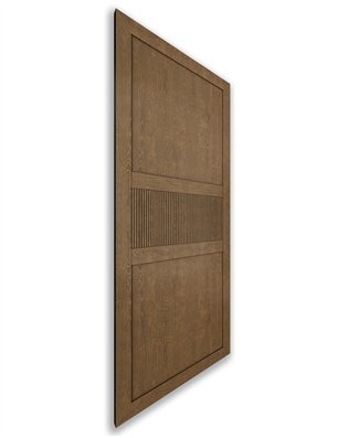 Holzschiebetür Nur Türblatt - Nussbaum  Model 2042