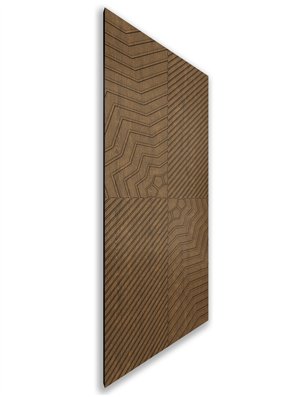 Holzschiebetür Nur Türblatt - Nussbaum  Model 2050