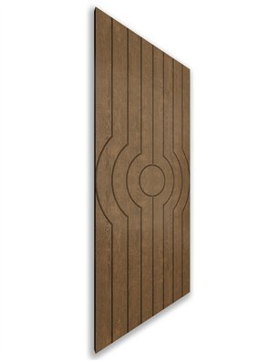 Holzschiebetür Nur Türblatt - Nussbaum  Model 2055