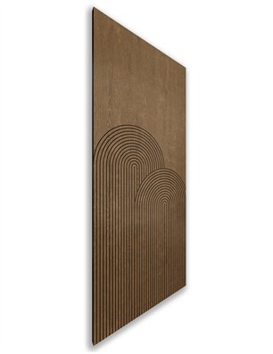 Holzschiebetür Nur Türblatt - Nussbaum  Model 2057