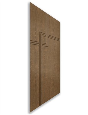 Holzschiebetür Nur Türblatt - Nussbaum  Model 2059