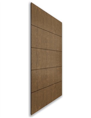 Holzschiebetür Nur Türblatt - Nussbaum  Model 2066