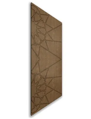 Holzschiebetür Nur Türblatt - Nussbaum Model 2069