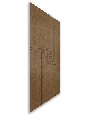 Holzschiebetür Nur Türblatt - Nussbaum  Model 2071