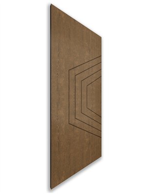Holzschiebetür Nur Türblatt - Nussbaum  Model 2072
