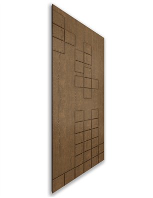Holzschiebetür Nur Türblatt - Nussbaum  Model 2081
