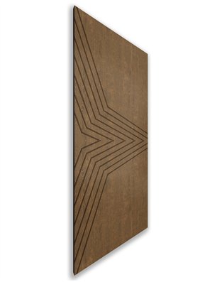 Holzschiebetür Nur Türblatt - Nussbaum  Model 2083