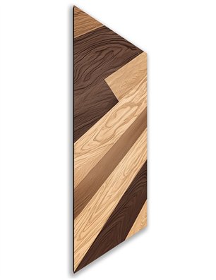 Holzschiebetür Nur Türblatt - Holzkunst  Model 2098