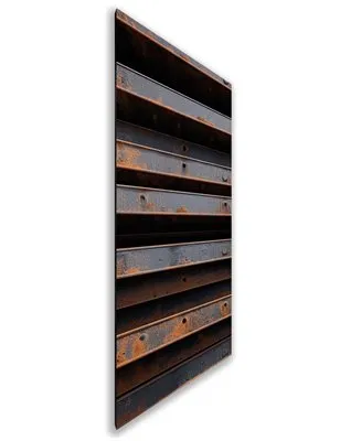 Holzschiebetür Nur Türblatt - Industrie Model 2027