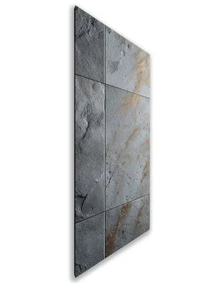 Holzschiebetür Nur Türblatt - Beton und Stein Model 2040