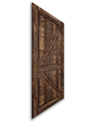 Holzschiebetür Nur Türblatt - Country Model 2034