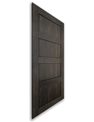 Holzschiebetür Nur Türblatt - Country  Model 2039