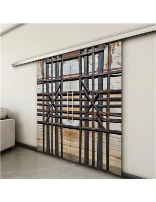 Holzschiebetür Slim-Line - Industrie Model 4018