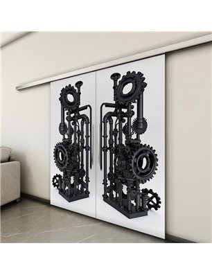 Holzschiebetür Slim-Line - Industrie  Model 4032