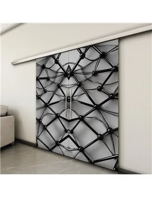 Holzschiebetür Slim-Line - Industrie Model 4035