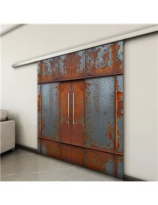 Holzschiebetür Slim-Line - Industrie Model 4060