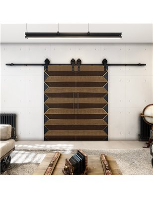 Holzschiebetür Barn-Line - Holz-Mix  Model 3007-2