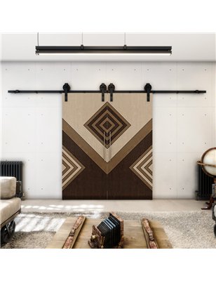 Holzschiebetür Barn-Line - Holz-Mix  Model 3010-2