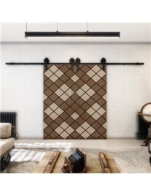 Holzschiebetür Barn-Line - Holz-Mix  Model 3025-2