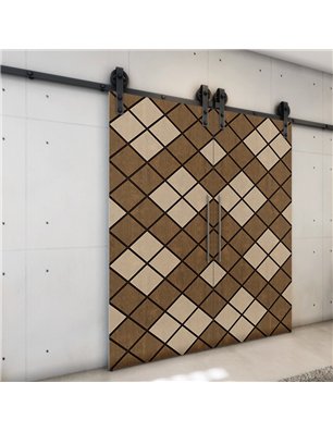 Holzschiebetür Barn-Line - Holz-Mix  Model 3025-3