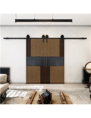 Holzschiebetür Barn-Line - Holz-Mix  Model 3027-2